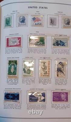 Collection de timbres américains vintage grande, bien entretenue et stockée. Lire la description.