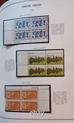 Collection de timbres américains vintage grande, bien entretenue et stockée. Lire la description.
