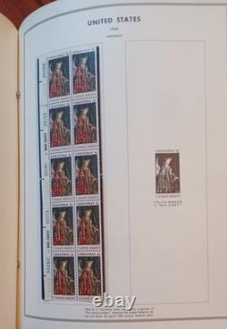 Collection de timbres américains vintage grande, bien entretenue et stockée. Lire la description.