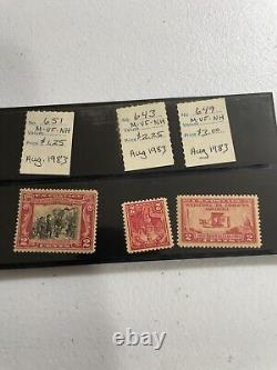 Collection de timbres anciens