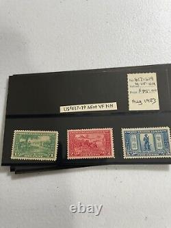 Collection de timbres anciens