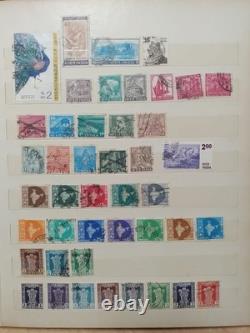 Collection de timbres anciens rares et vintage du monde entier, album exceptionnel
