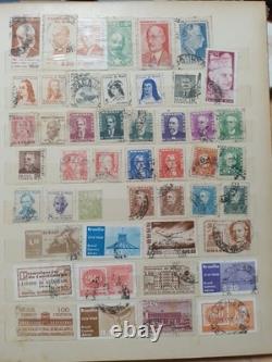Collection de timbres anciens rares et vintage du monde entier, album exceptionnel