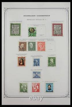 Collection de timbres annulés Lot 27888 Bund et Berlin 1949-1987 dans un album Yvert