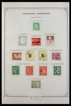 Collection de timbres annulés Lot 27888 Bund et Berlin 1949-1987 dans un album Yvert