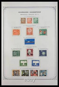 Collection de timbres annulés Lot 27888 Bund et Berlin 1949-1987 dans un album Yvert