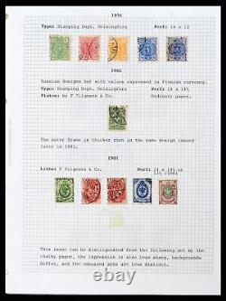 Collection de timbres annulés Lot 38252 Finlande 1856-1956 dans un album