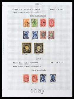 Collection de timbres annulés Lot 38252 Finlande 1856-1956 dans un album