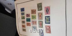 Collection de timbres autrichiens dans l'album Scott + extras