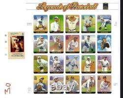 Collection de timbres avec album