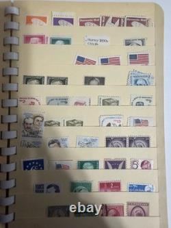 Collection de timbres avec de nombreux articles (voir la description pour plus de détails)