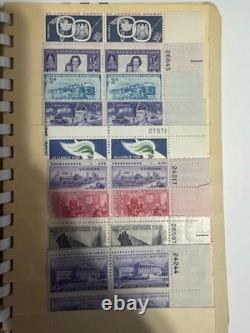 Collection de timbres avec de nombreux articles (voir la description pour plus de détails)