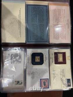 Collection de timbres avec de nombreux articles (voir la description pour plus de détails)