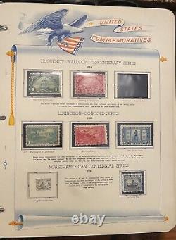 Collection de timbres commémoratifs White Ace des États-Unis. Voir la description.