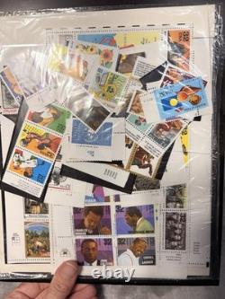 Collection de timbres commémoratifs des années 1995, 1997 et 1998