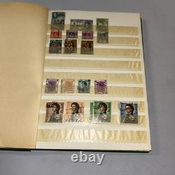 Collection de timbres d’Allemagne et d’Angleterre dans un album