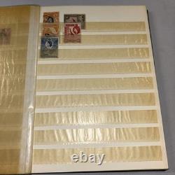 Collection de timbres d’Allemagne et d’Angleterre dans un album