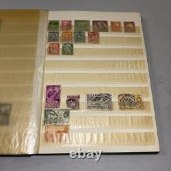 Collection de timbres d’Allemagne et d’Angleterre dans un album