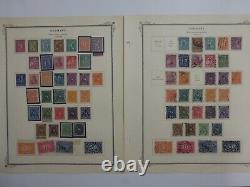 Collection de timbres d'Allemagne sur des pages d'album spécialisées Scott 2900 Timbres d'une valeur de $6,500