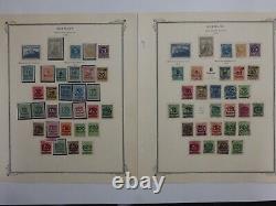 Collection de timbres d'Allemagne sur des pages d'album spécialisées Scott 2900 Timbres d'une valeur de $6,500