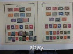 Collection de timbres d'Allemagne sur des pages d'album spécialisées Scott 2900 Timbres d'une valeur de $6,500