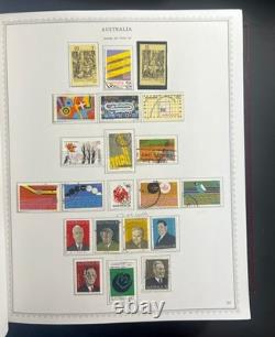 Collection de timbres d’Australie et de Nouvelle-Zélande, album spécialisé Minkus, d’occasion ZAYIX