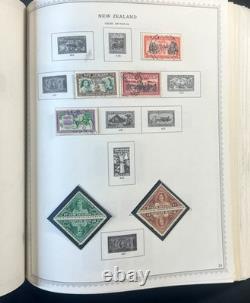 Collection de timbres d’Australie et de Nouvelle-Zélande, album spécialisé Minkus, d’occasion ZAYIX