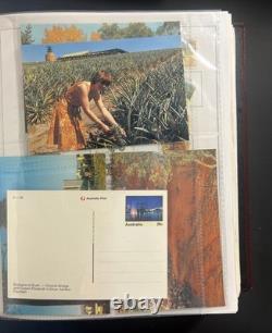 Collection de timbres d’Australie et de Nouvelle-Zélande, album spécialisé Minkus, d’occasion ZAYIX