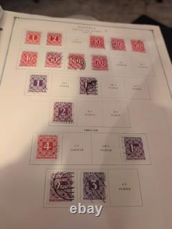 Collection de timbres d’Autriche des années 1900. Regardez seulement une partie de ce qui est inclus. Beaucoup