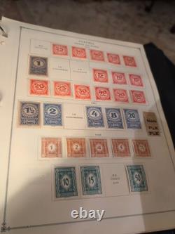 Collection de timbres d’Autriche des années 1900. Regardez seulement une partie de ce qui est inclus. Beaucoup