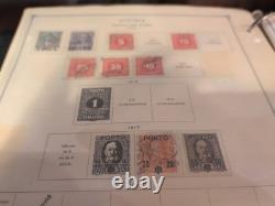 Collection de timbres d’Autriche des années 1900. Regardez seulement une partie de ce qui est inclus. Beaucoup
