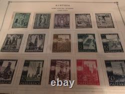Collection de timbres d’Autriche des années 1900. Regardez seulement une partie de ce qui est inclus. Beaucoup