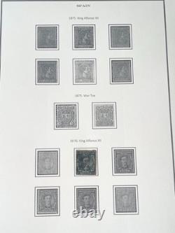 Collection de timbres d’Espagne 1854-1973 1044 timbres Album classique Sahara Guinée Maroc