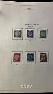 Collection de timbres d’Israël 1948-1951 Album des premières émissions de l’État 67 pages