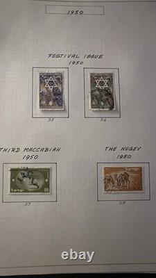 Collection de timbres d’Israël 1948-1951 Album des premières émissions de l’État 67 pages