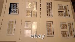 Collection de timbres d'Israël dans un album, tous les blocs/bandes etc. avec onglet, non montés, neufs.