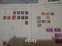 Collection de timbres d'Italie. Magnifique. Une quantité énorme de timbres et de pages.