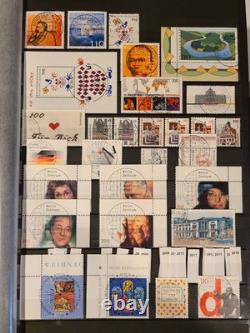 Collection de timbres d'occasion d'Allemagne - 1400 timbres différents dans un album Lighthouse