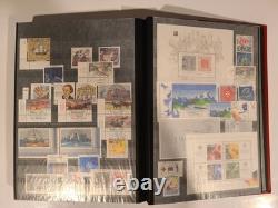 Collection de timbres d'occasion d'Allemagne - 1400 timbres différents dans un album Lighthouse
