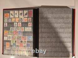Collection de timbres d'occasion d'Allemagne - 1400 timbres différents dans un album Lighthouse