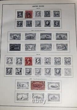 Collection de timbres d'occasion et neufs Album de timbres H. E. Harris US Liberty 1847-1970s