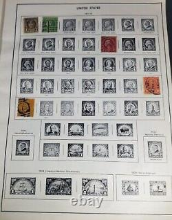 Collection de timbres d'occasion et neufs Album de timbres H. E. Harris US Liberty 1847-1970s