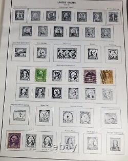 Collection de timbres d'occasion et neufs Album de timbres H. E. Harris US Liberty 1847-1970s