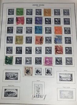 Collection de timbres d'occasion et neufs Album de timbres H. E. Harris US Liberty 1847-1970s