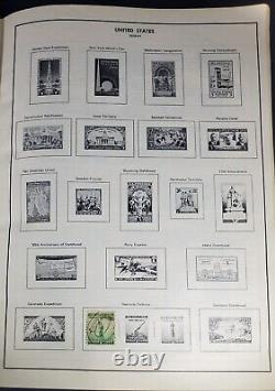 Collection de timbres d'occasion et neufs Album de timbres H. E. Harris US Liberty 1847-1970s