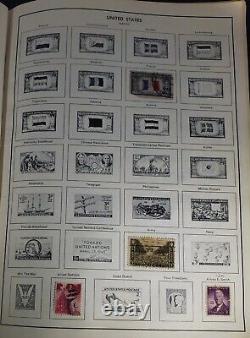 Collection de timbres d'occasion et neufs Album de timbres H. E. Harris US Liberty 1847-1970s