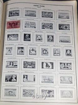 Collection de timbres d'occasion et neufs Album de timbres H. E. Harris US Liberty 1847-1970s