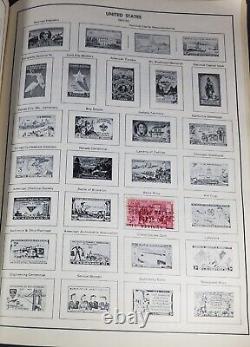 Collection de timbres d'occasion et neufs Album de timbres H. E. Harris US Liberty 1847-1970s