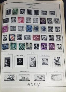 Collection de timbres d'occasion et neufs Album de timbres H. E. Harris US Liberty 1847-1970s