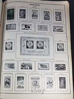 Collection de timbres d'occasion et neufs Album de timbres H. E. Harris US Liberty 1847-1970s